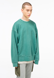 VLDS (ブラディス) Light Green Pigment Logo Sweatshirt