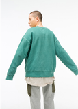 VLDS (ブラディス) Light Green Pigment Logo Sweatshirt