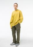 VLDS (ブラディス) Mustard Yellow Pigment Logo Sweatshirt