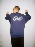 VLDS (ブラディス) Standard logo sweatshirt indigo blue