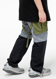 VLDS (ブラディス)   Block strap cargo pants (khaki black)