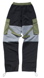 VLDS (ブラディス)   Block strap cargo pants (khaki black)