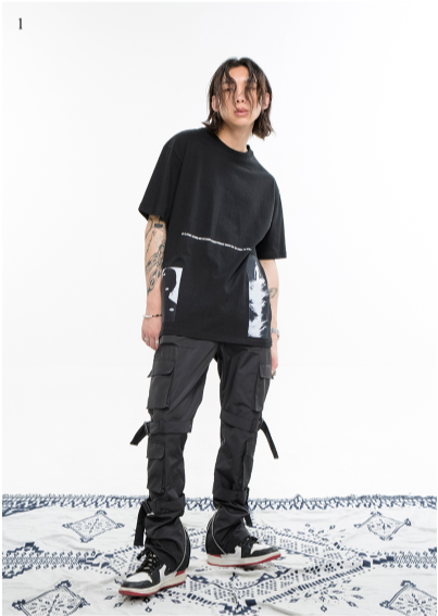 VLDS (ブラディス)  Chaos black patch T-shirt