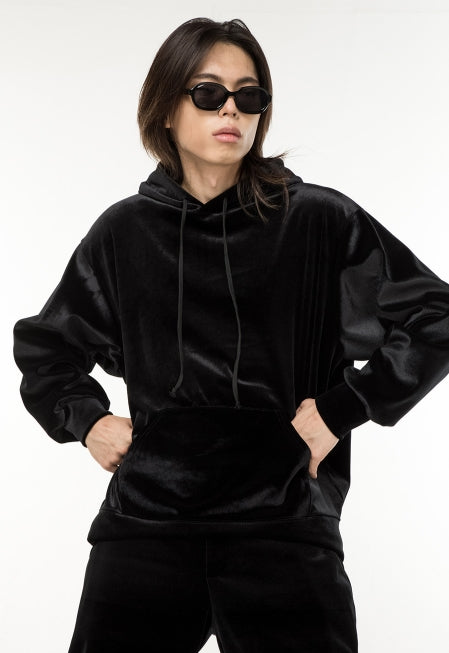 VLDS (ブラディス) VELVET HOODIE BLACK