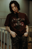 SINCITY (シンシティ) ANARCHY IS ORDER T-shirt BROWN
