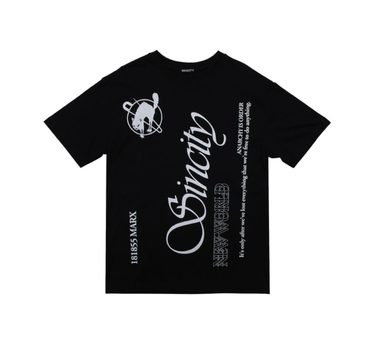 SINCITY (シンシティ) SINCITY MULTI T-shirt BLACK