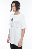 SINCITY (シンシティ) FLAG CAT T-SHIRT White