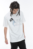 SINCITY (シンシティ) FLAG CAT T-SHIRT White