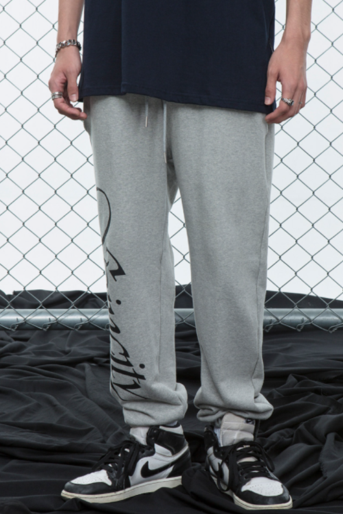 SINCITY (シンシティ) sincity logo jogger pants Grey
