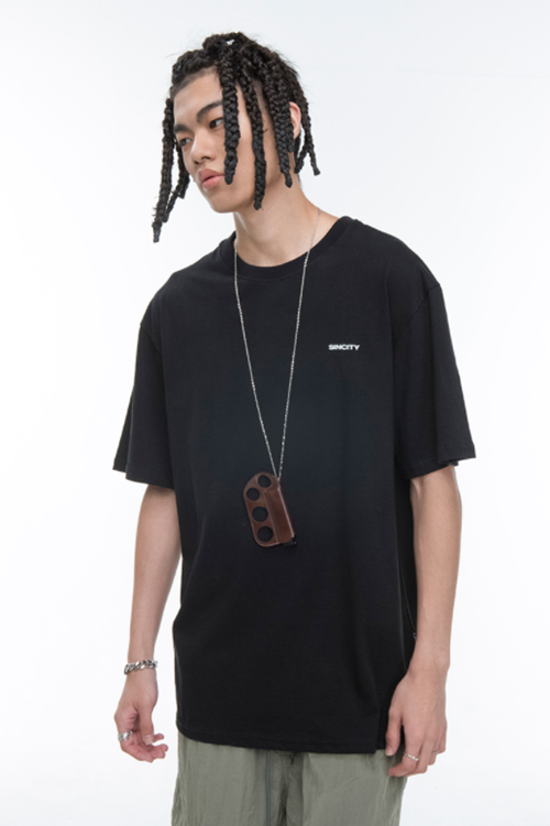 SINCITY (シンシティ) knuckle necklace brown