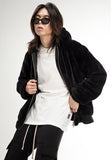 VLDS (ブラディス) FUR HOODIE JACKET BLACK