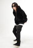 VLDS (ブラディス) FUR HOODIE JACKET BLACK