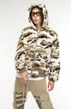 VLDS (ブラディス) FUR HOODIE JACKET CAMO