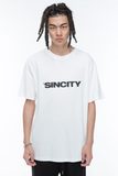 SINCITY (シンシティ) vibrate circle t-shirt white
