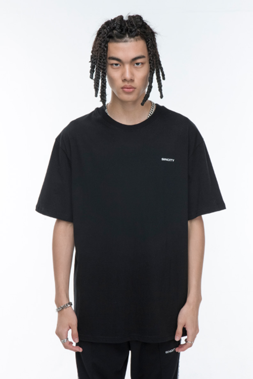 SINCITY (シンシティ) wire anarchy T-shirt Black