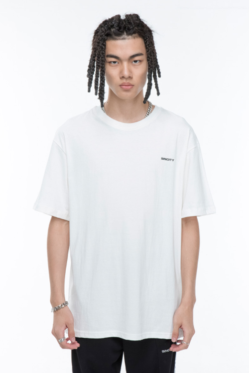 SINCITY (シンシティ) wire anarchy T-shirt White