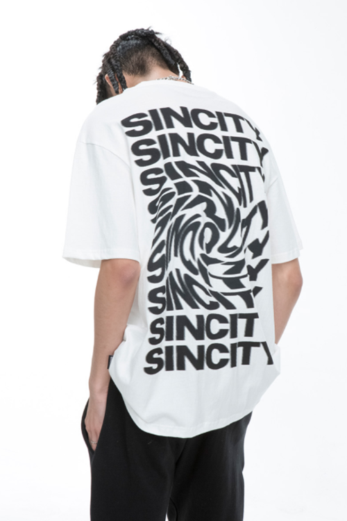 SINCITY (シンシティ) Dizzy T-shirt White