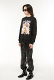 VLDS (ブラディス) WAF cat sweatshirt Black