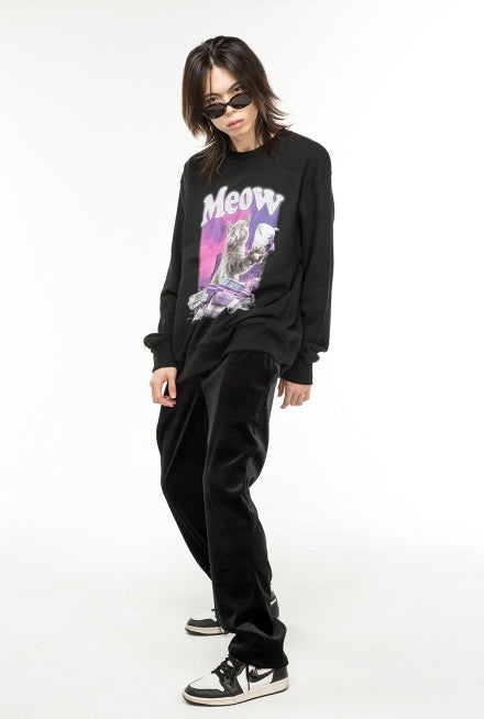 VLDS (ブラディス) Meow sweatshirt