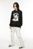 VLDS (ブラディス) Catpaca sweatshirt