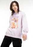 VLDS (ブラディス) WAF cat sweatshirt purple