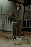 SINCITY (シンシティ) SINCITY LOGO SWEAT PANTS OLIVE