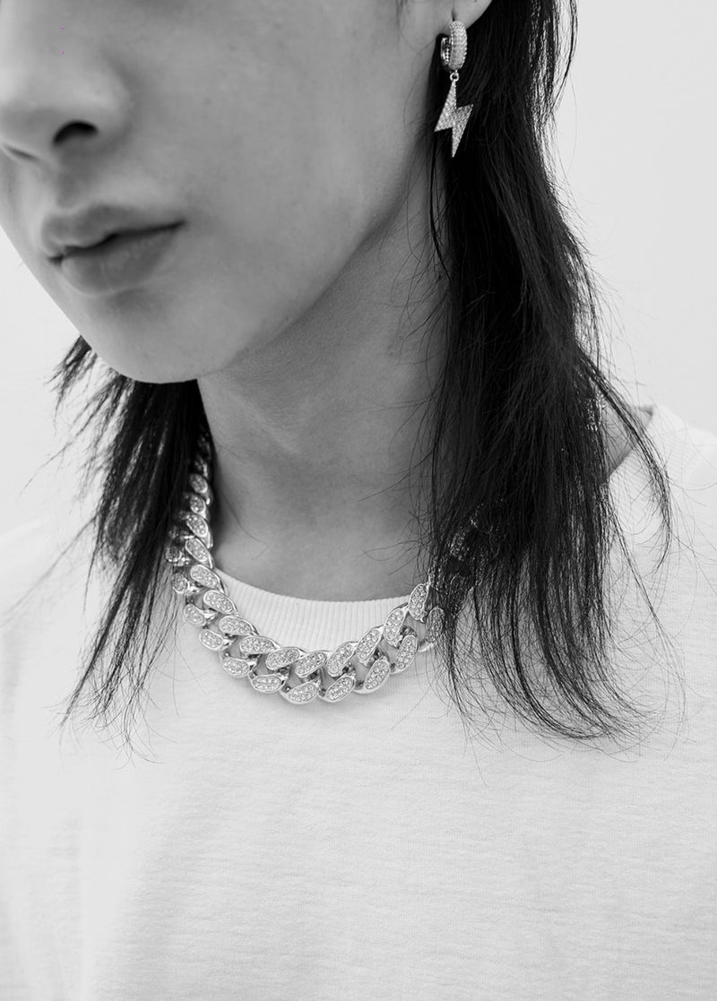 BLACKPURPLE (ブラックパープル) Braham Cuban Chain Necklace