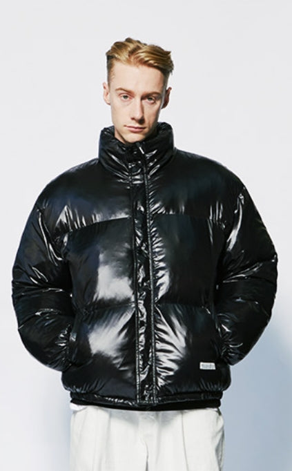 セイントペイン(SAINTPAIN)  SP SHORT PADDING JUMPER-GLOSSY BLACK