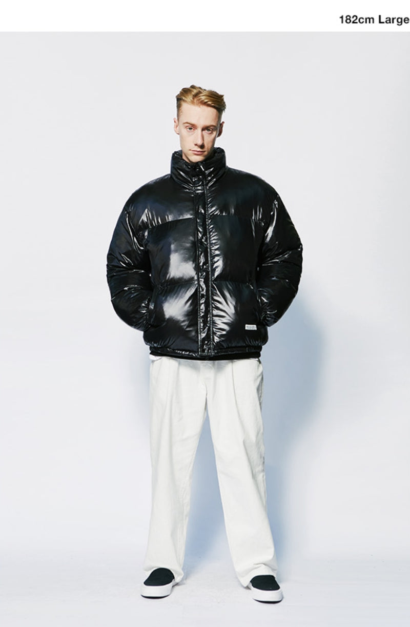 セイントペイン(SAINTPAIN)  SP SHORT PADDING JUMPER-GLOSSY BLACK