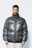 セイントペイン(SAINTPAIN)  SP SHORT PADDING JUMPER-GLOSSY CHARCOAL
