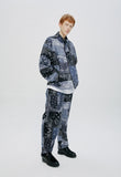 セイントペイン(SAINTPAIN) SAINTPAIN X QUIETIST PAISLEY MIX POLAR FLEECE PANTS-BLACK