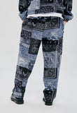 セイントペイン(SAINTPAIN) SAINTPAIN X QUIETIST PAISLEY MIX POLAR FLEECE PANTS-BLACK