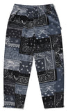 セイントペイン(SAINTPAIN) SAINTPAIN X QUIETIST PAISLEY MIX POLAR FLEECE PANTS-BLACK