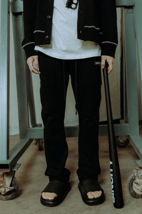 SINCITY (シンシティ) SINCITY SNAP JOGGER PANTS Black
