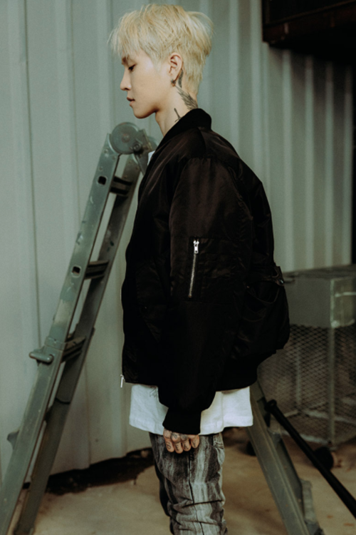 SINCITY (シンシティ) 3POCKET MA-1 JUMPER BLACK