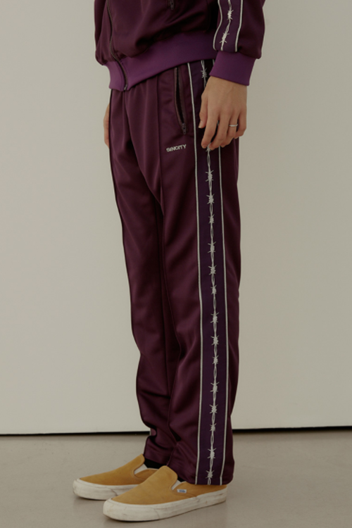 SINCITY (シンシティ) wire track pants purple V2