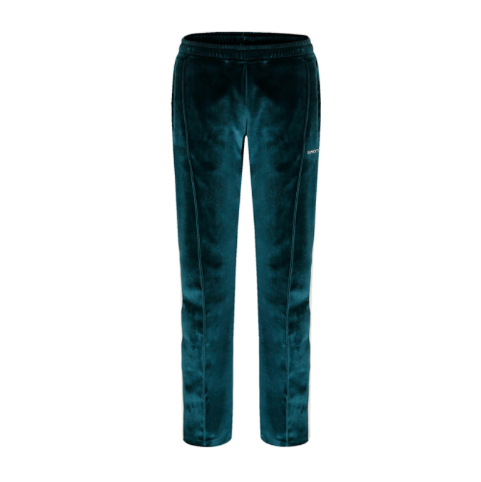 SINCITY (シンシティ) velvet varsity trackpants green