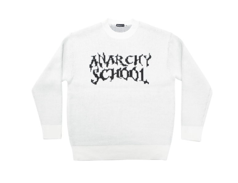 SINCITY (シンシティ) Anarchy heavy knit sweater white