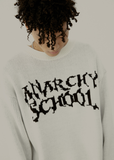 SINCITY (シンシティ) Anarchy heavy knit sweater white