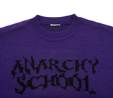 SINCITY (シンシティ) Anarchy heavy knit sweater purple