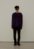 SINCITY (シンシティ) Anarchy heavy knit sweater purple