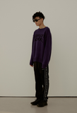 SINCITY (シンシティ) Anarchy heavy knit sweater purple