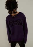 SINCITY (シンシティ) Anarchy heavy knit sweater purple