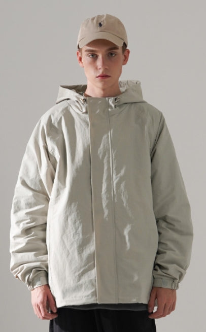 パーステップ(PERSTEP) COMFY NYLON JACKET LIGHT GRAY JUOT4451