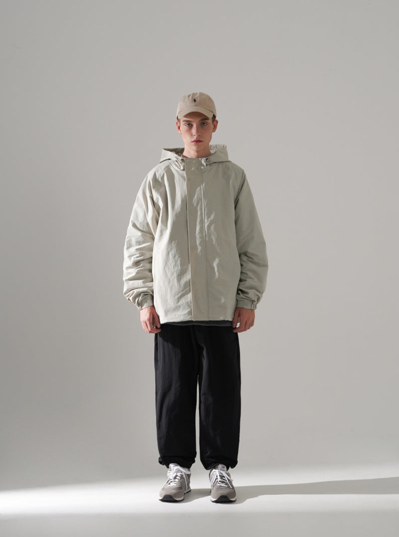 パーステップ(PERSTEP) COMFY NYLON JACKET LIGHT GRAY JUOT4451