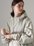 パーステップ(PERSTEP) COMFY NYLON JACKET LIGHT GRAY JUOT4451