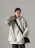 パーステップ(PERSTEP) COMFY NYLON JACKET LIGHT GRAY JUOT4451