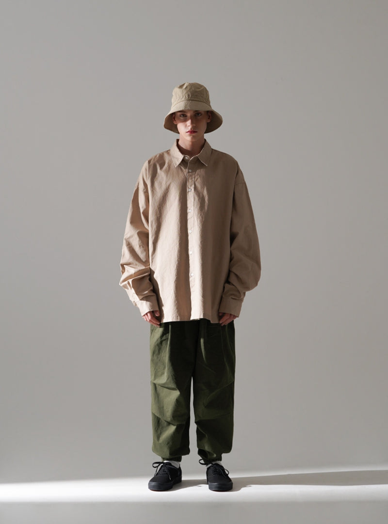 パーステップ(PERSTEP) OVERSTRING WASHING PANTS KHAKI SMLP4439
