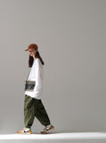 パーステップ(PERSTEP) OVERSTRING WASHING PANTS KHAKI SMLP4439
