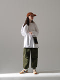 パーステップ(PERSTEP) OVERSTRING WASHING PANTS KHAKI SMLP4439